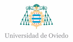 Logo de la universidad de oviedo, colaborador del proyecto. 